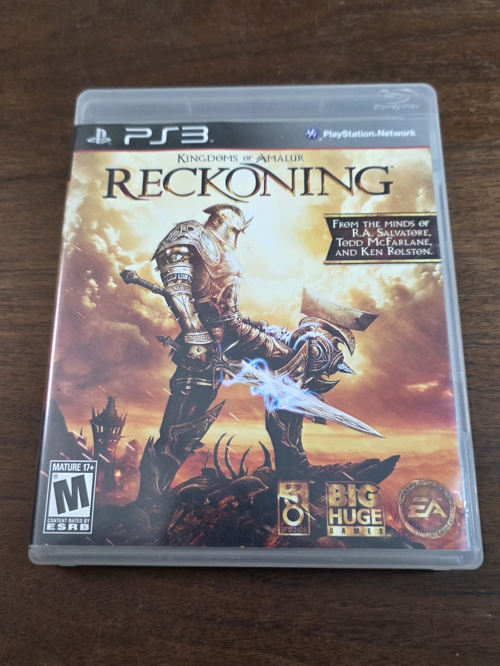 Sony PS3 Kingdoms Of Amalur Reckoning Game CIB